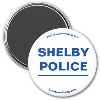 Shelby Police magnet