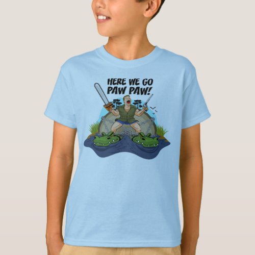 Shelby The Swamp Man _ Here We Go T_Shirt