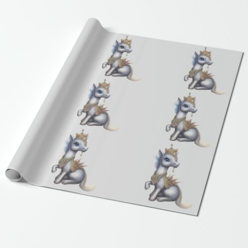 Shelby the Unicorn Wrapping Paper