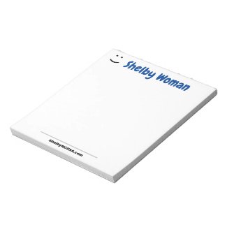 Shelby Woman fun notepad