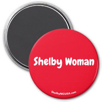 Shelby Woman red magnet