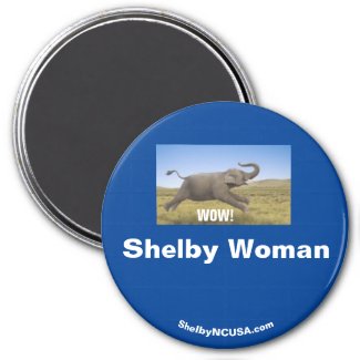 Shelby Woman WOW! magnet
