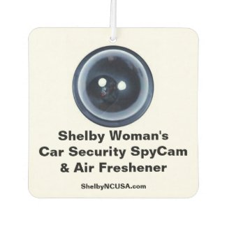 Shelby Woman's Fun Car Security Spy Cam & Air Fre Air Freshener
