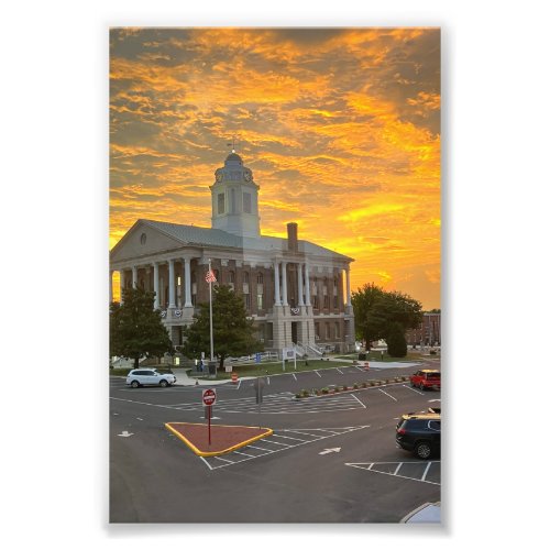Shelbyville Sunset Photo Print