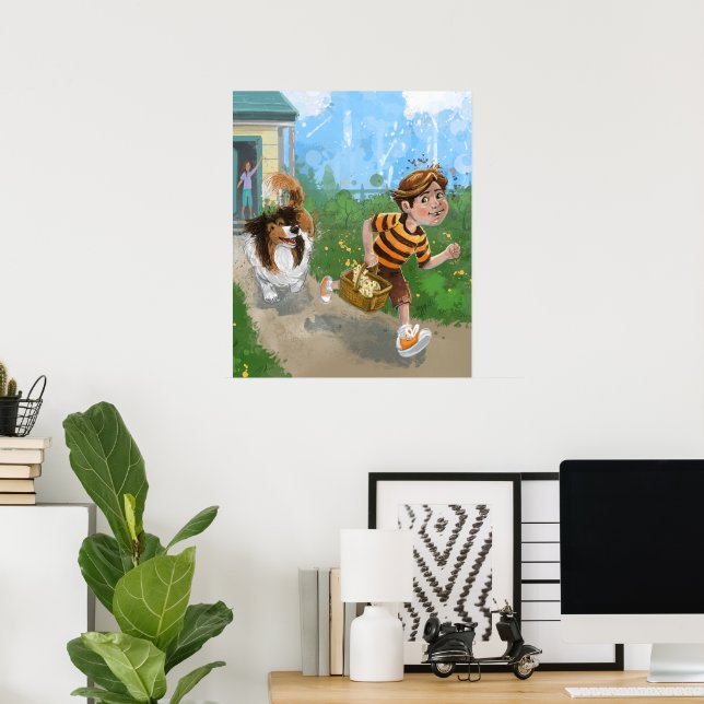 Sheldon and Davie Adventure Poster (Home Office)