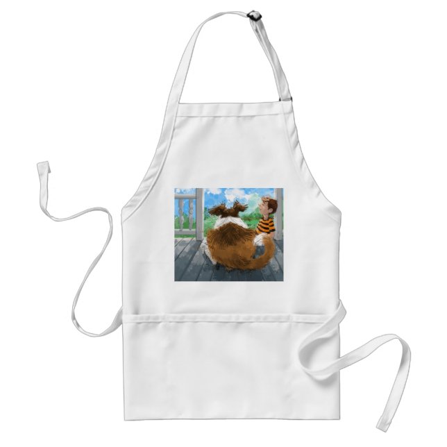 Sheldon and Davie Relaxing Adult Apron (Front)