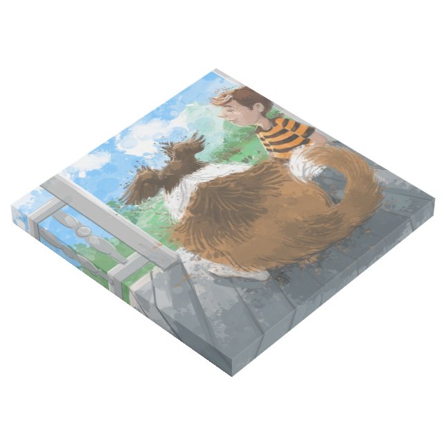 Sheldon and Davie Relaxing Gallery Wrap (3/4)