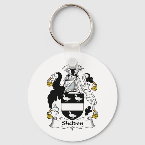 Sheldon Family Crest Keychain