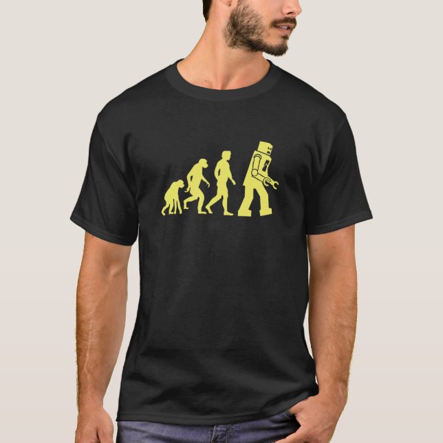 Sheldon Robot Evolution Classic  T-Shirt (Front)