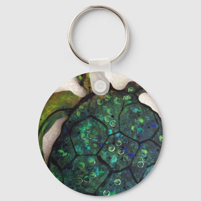 Sheldon the Sea turtle Keychain (Front)