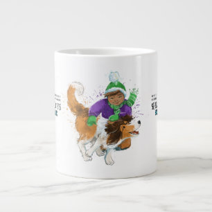 Sheldon the Sheltie and His Boy Giant Coffee Mug