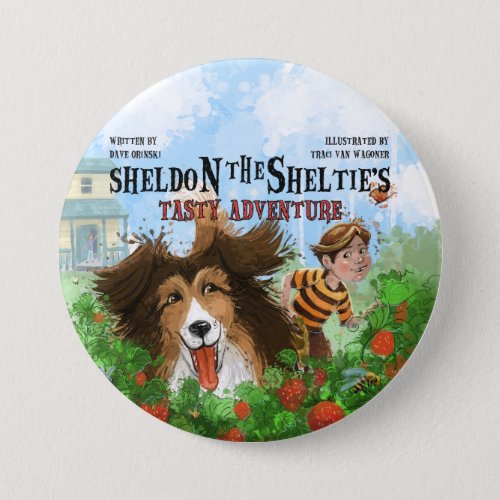 Sheldon the Sheltie Button