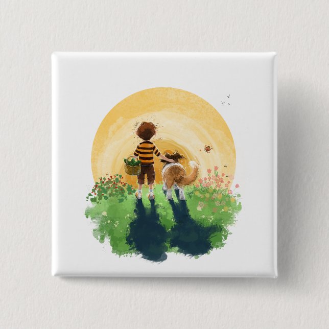 Sheldon the Sheltie Button (Front)