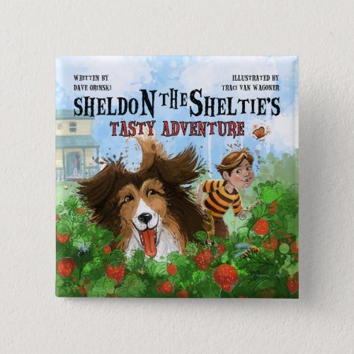 Sheldon the Sheltie Button