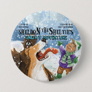 Sheldon the Sheltie Button