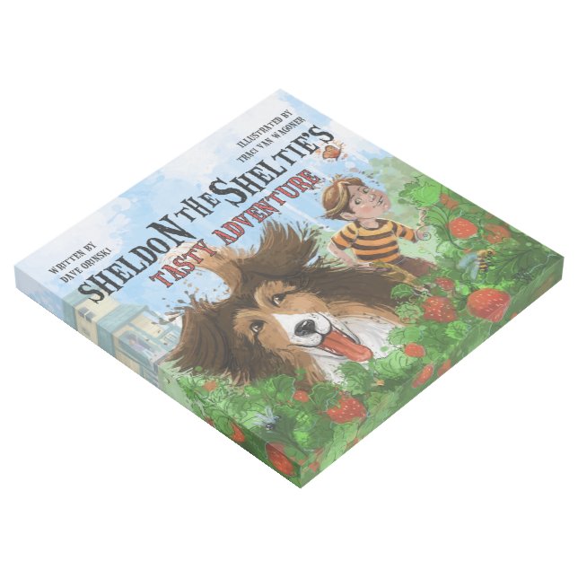 Sheldon the Sheltie Gallery Wrap (3/4)