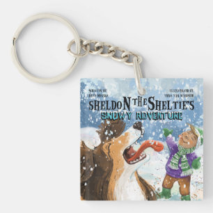 Sheldon the Sheltie Keychain