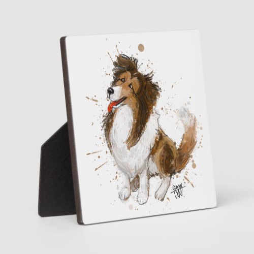 Sheldon the Sheltie Plaque