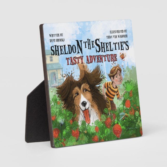 Sheldon the Sheltie Plaque (Front)