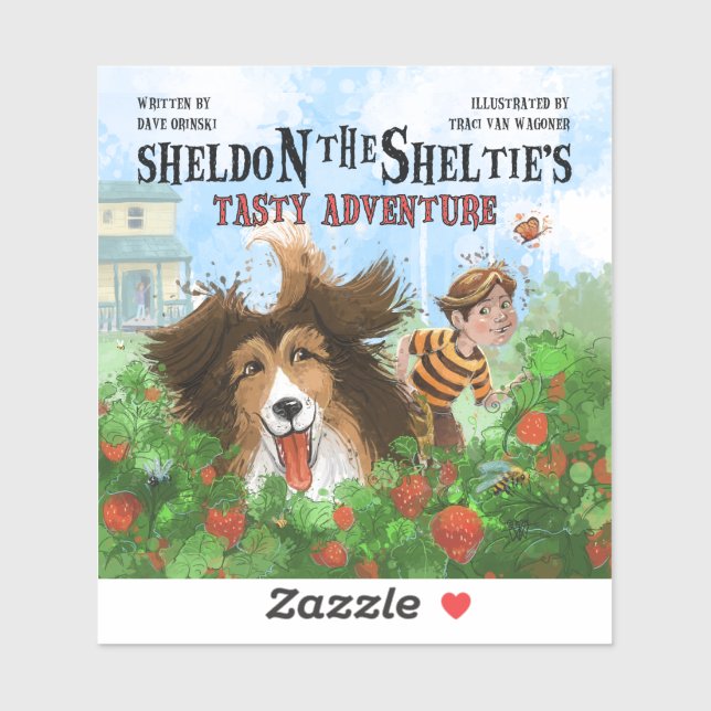 Sheldon the Sheltie Sticker (Sheet)