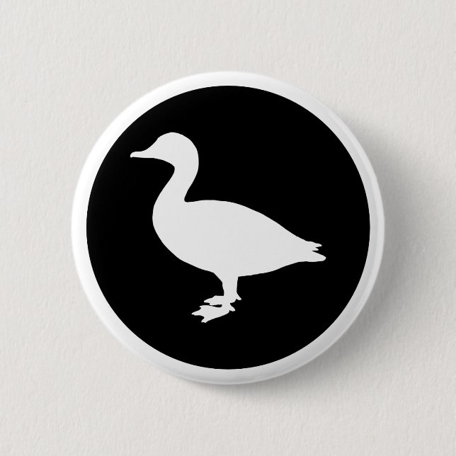 Sheldrake Duck Pinback Button (Front)