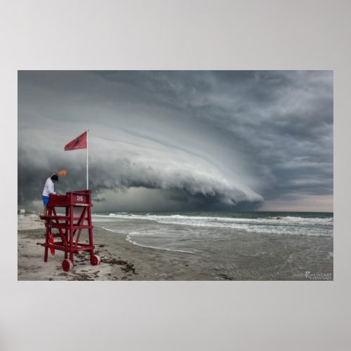 Shelf Cloud _ Ormond Beach FL Poster
