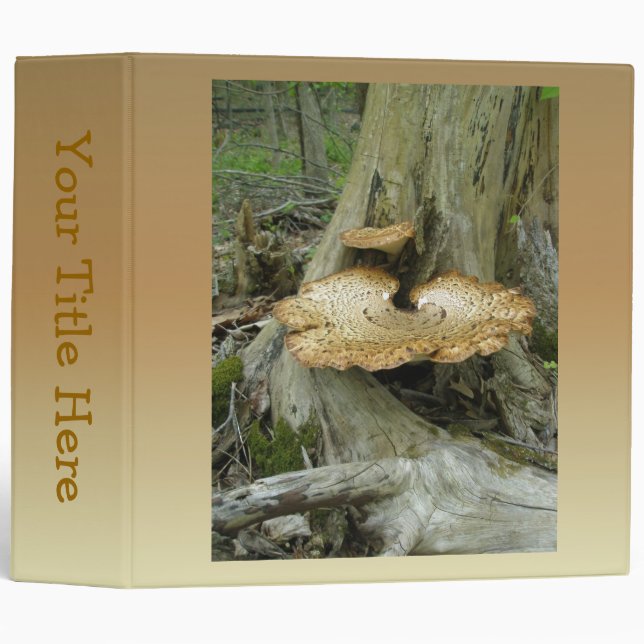 Shelf Fungus Coordinating Items Binder (Front/Spine)