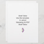 Shelf Talker Marketing Kit Template (Front/Back)