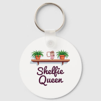 Shelfie Queen – The Plant Lover’s Selfie Moment Keychain