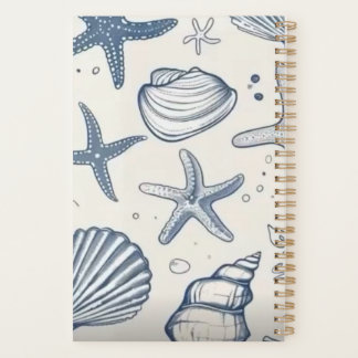Shell and ocean notebook 