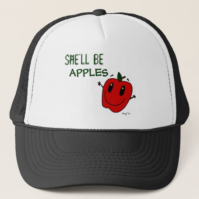 SHE'LL BE APPLES Hat (Front)