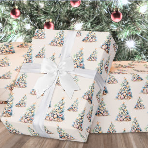 Shell Beach Christmas Wrapping Paper