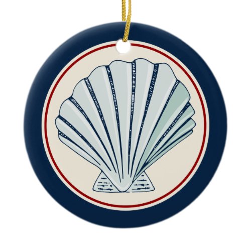 Shell Ceramic Ornament