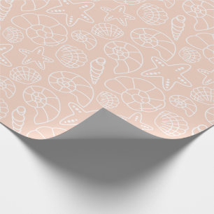 Shell Christmas Wrapping Paper
