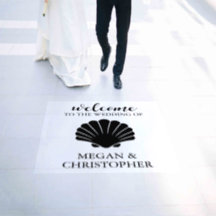 Shell Coastal Wedding  Floor Decals