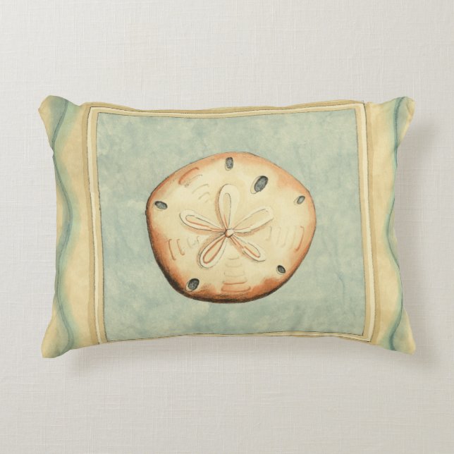 Shell Collector Decorative Pillow (Front)