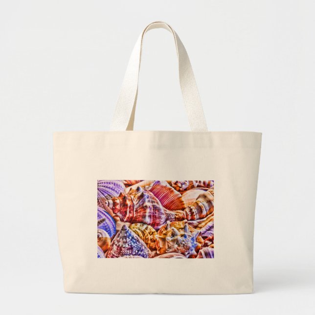 Shell Collector Large Tote Bag (Front)