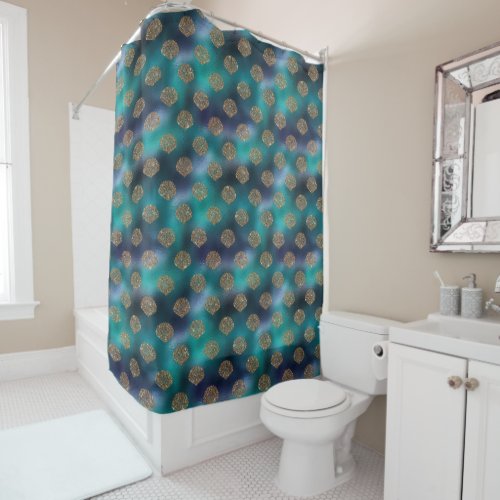 Shell Design Shower Curtain