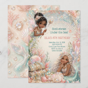 Shell-ebrate Under the Sea Mermaid Girls Birthday 