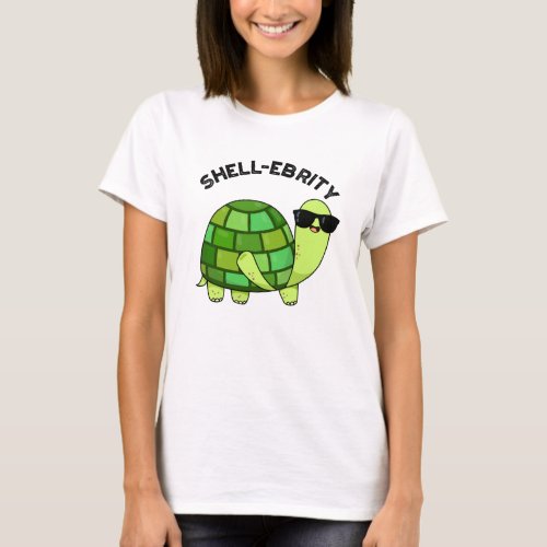 Shell_ebrity Funny Celebrity Tortoise Pun  T_Shirt