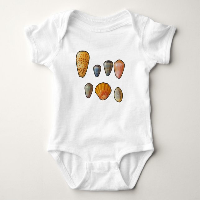 Shell Haul Baby Outfit Baby Bodysuit (Front)
