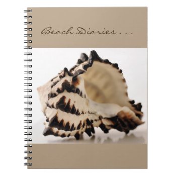 Shell Notebook by artinphotography at Zazzle