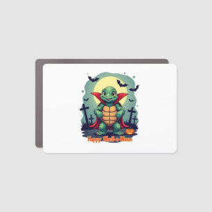Shell-o-Ween Turtle Car Magnet