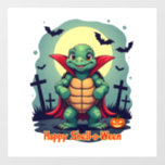 Shell-o-Ween Turtle Wall Decal