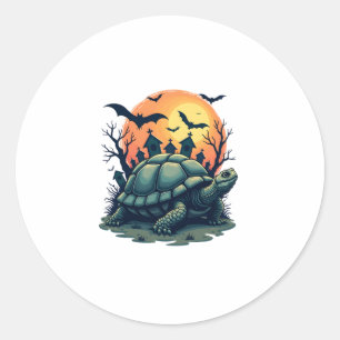 Shell of Screams Turtle Classic Round Sticker