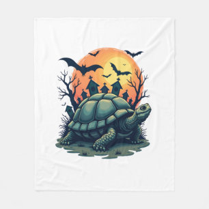 Shell of Screams Turtle Fleece Blanket