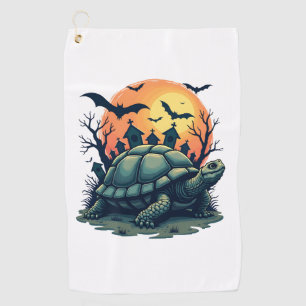 Shell of Screams Turtle Golf Towel
