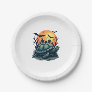 Shell of Screams Turtle Paper Plates