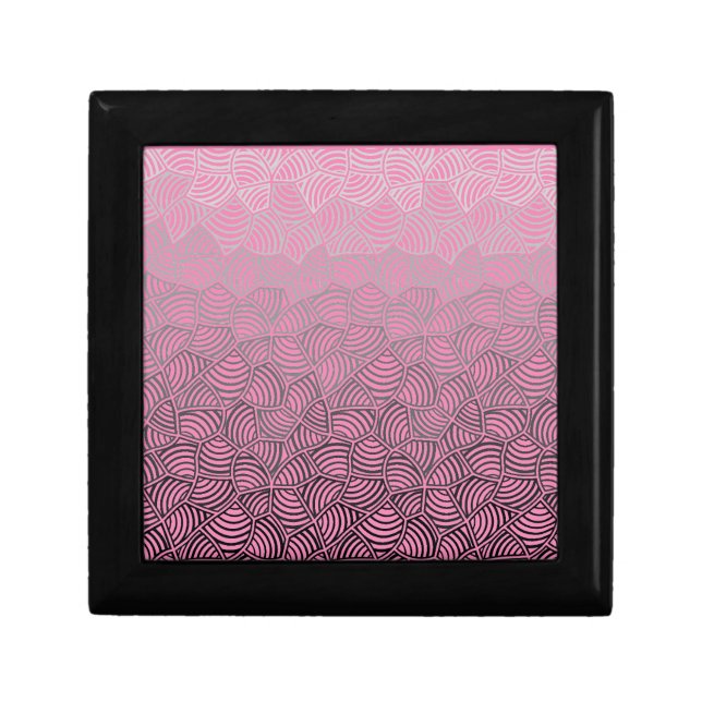 Shell pattern.04.w Pink BG Gift Box (Front)