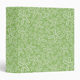 Shell Pattern On Spotted Background Binder